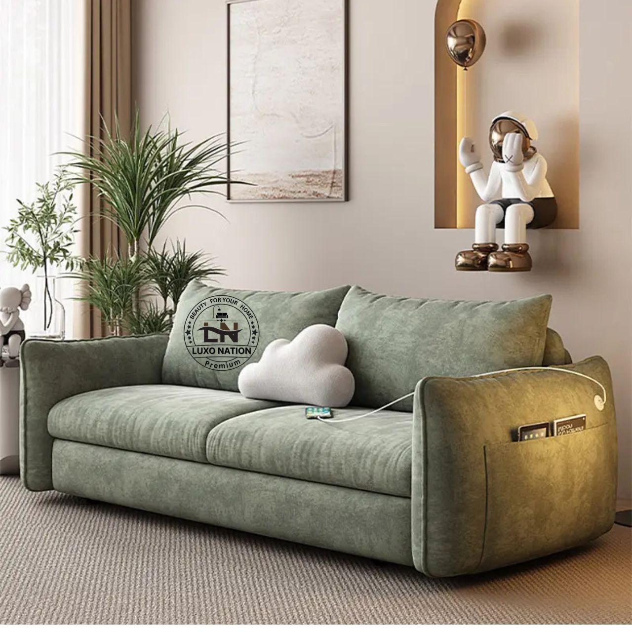 Luxo Nation Luxury Sofa Bed – Modern Design & Premium Quality Sofa