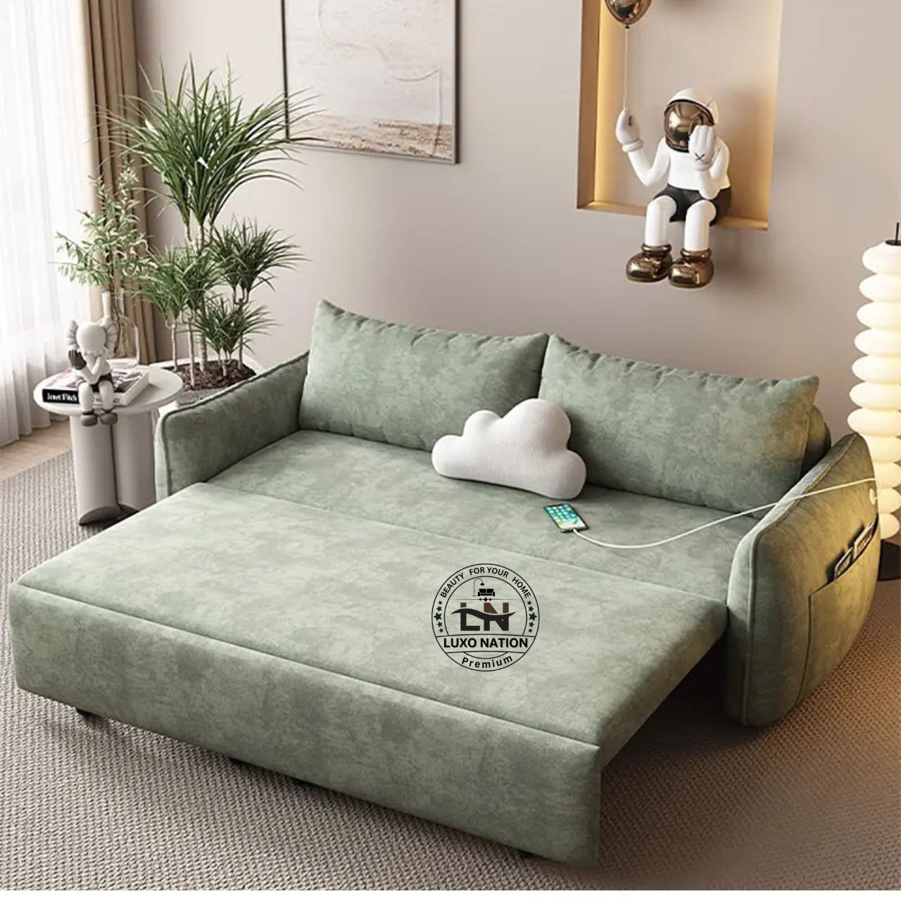 Luxo Nation Luxury Sofa Bed – Modern Design & Premium Quality Sofa