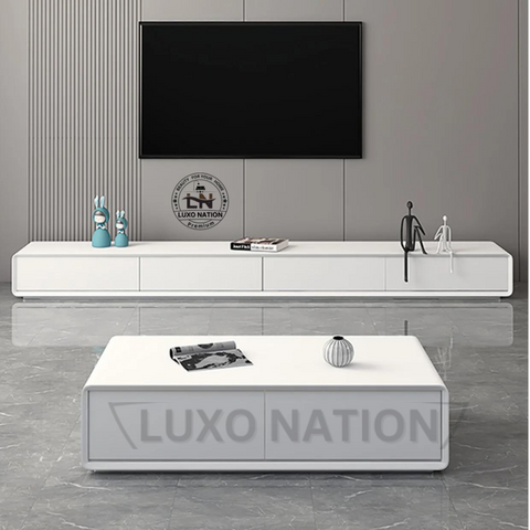 Modern Minimalist TV Unit: Stylish Storage-Sleek Design for Your Space