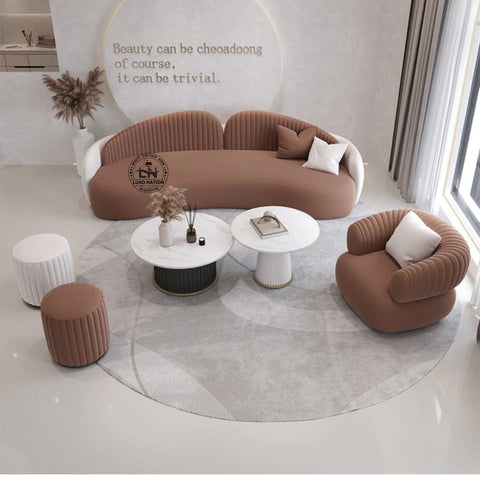 Luxo Nation New Arrival: Luxury Sofa Set – Modern, Chic & Space-Saving