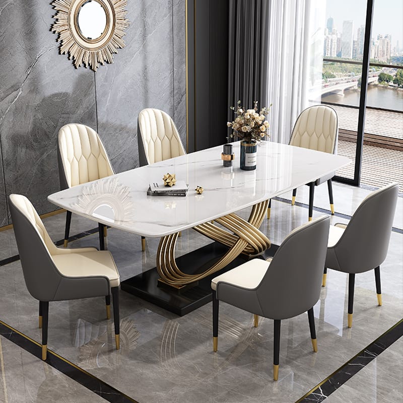 Embrace Elegance: Luxo Nation 6-Seater Dining Ensemble