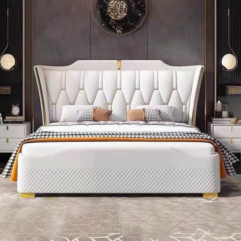 Imperial Bliss Upholstered Luxurious Bed in Leatherette