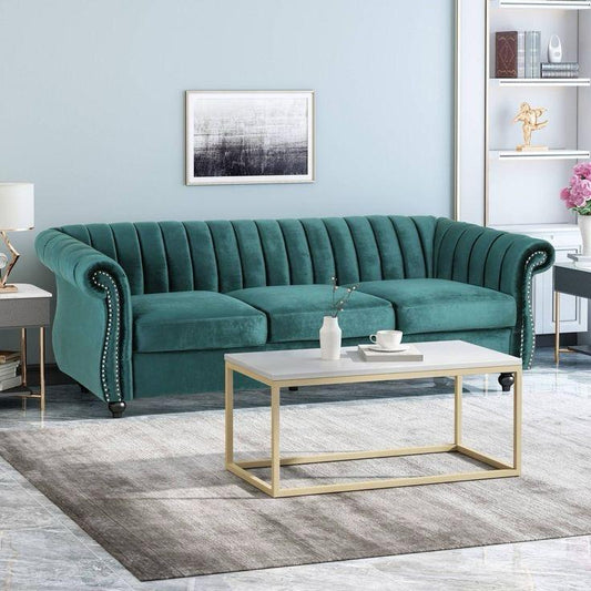 Luxo Nation Plush Comfort RegalRest Sofa For Living Room
