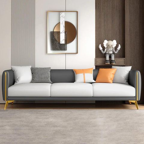 Luxury Technology Cloth Sofa Nordic Modern Simple Three Person Living Room