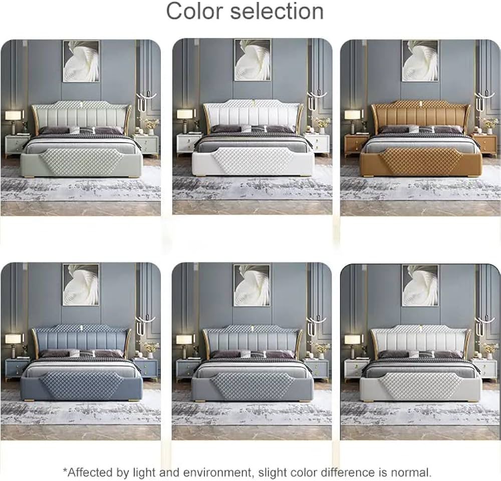 Elite Luxury Upholstered Bed in Premium Leatherette - Elegance Redefined