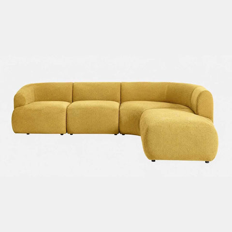 Luxo Nation Curved Cloud Comfort L-Shape Sofa – Premium Modern Luxury Sofa