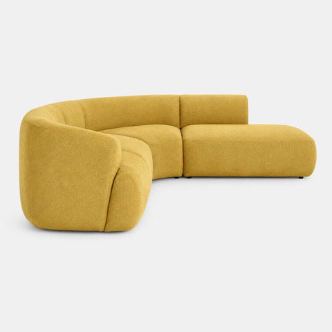 Luxo Nation Curved Cloud Comfort L-Shape Sofa – Premium Modern Luxury Sofa