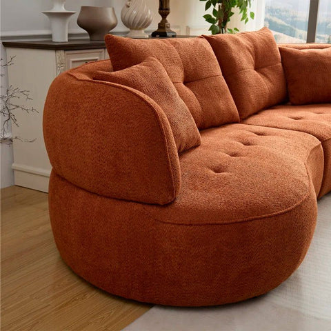 Premium Curved Sofa | Modern Luxury Living Room Designer Sofa
