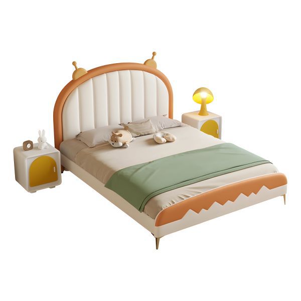 Luxo Nation Noble Crest Premium Upholstered Bed – Elevate comfort and style.