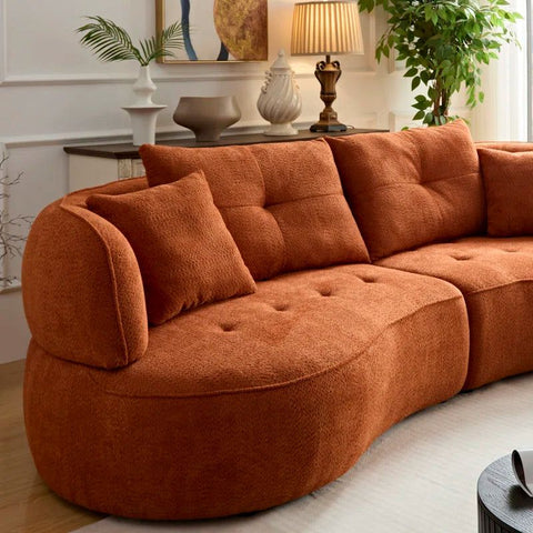 Premium Curved Sofa | Modern Luxury Living Room Designer Sofa