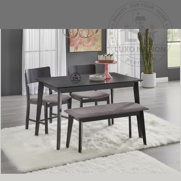 Wooden Dining Table Set | Modern Dining Room Furniture By Luxo Nation