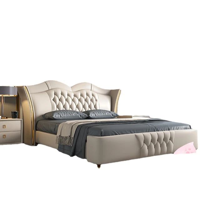 Luxo Nation Royale upholstered bed in velveto