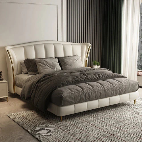 Luxo Nation Trends Premium Upholstered Bed in Leatherette