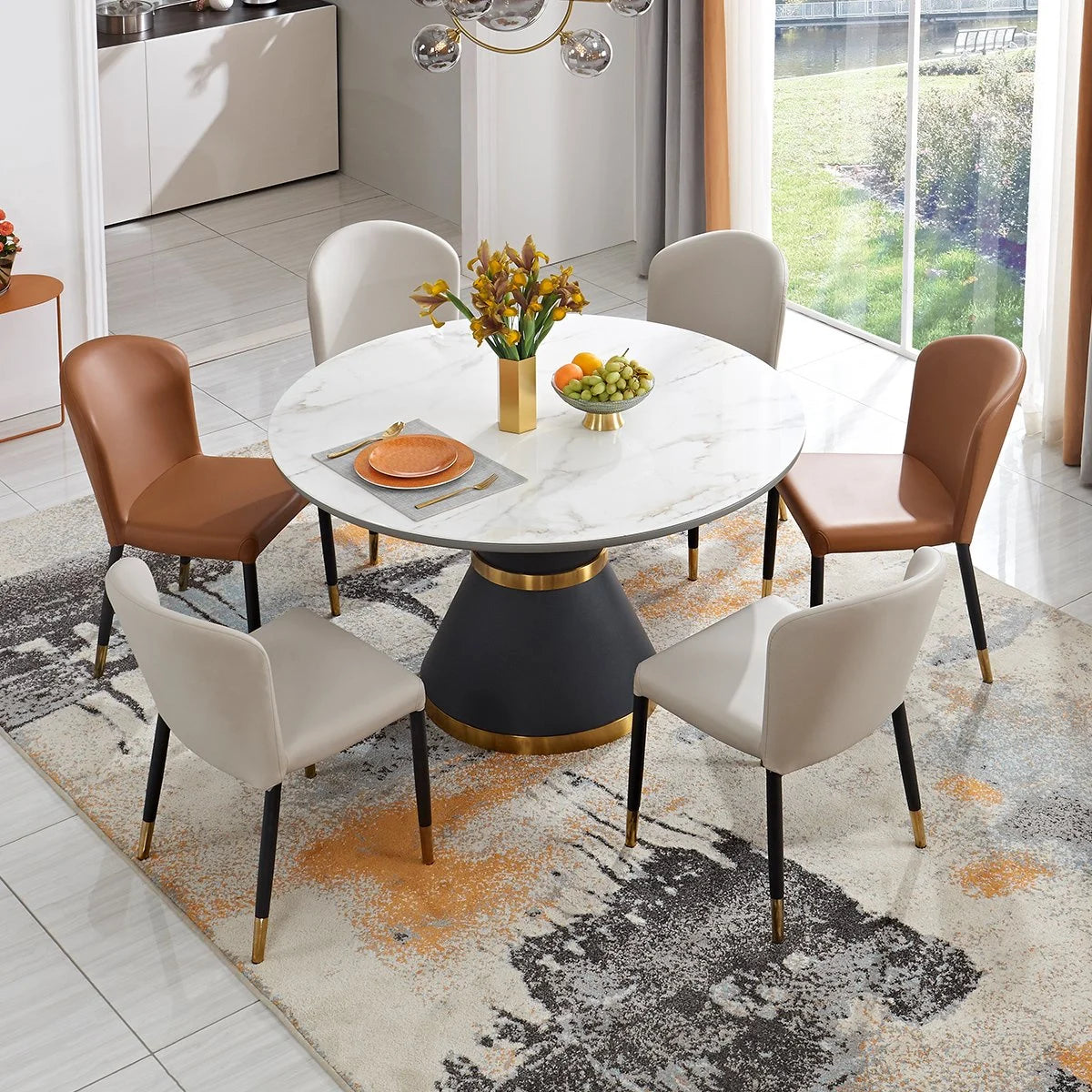 Luxo Nation By Elevate Dining Splendor : Opulent Feast Dining Table