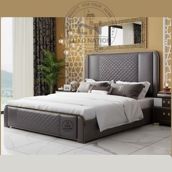 Grand Comfort Luxury Bed | Premium Luxury Wooden Bed with Storage