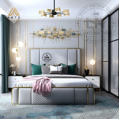 Grand Comfort Luxury Bed | Premium Luxury Wooden Bed with Storage