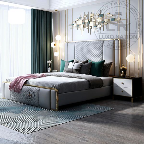 Grand Comfort Luxury Bed | Premium Luxury Wooden Bed with Storage