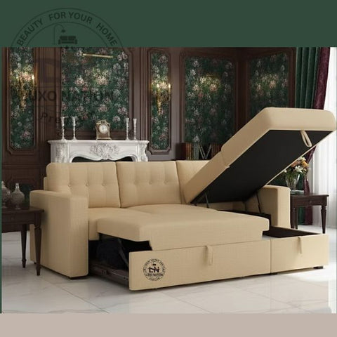Modern Sofa Cum Bed with Storage | Convertible Sectional Sofa