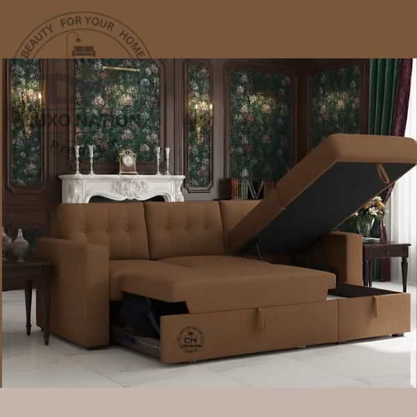 Modern Sofa Cum Bed with Storage | Convertible Sectional Sofa