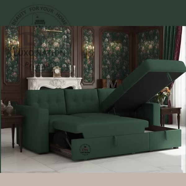 Modern Sofa Cum Bed with Storage | Convertible Sectional Sofa