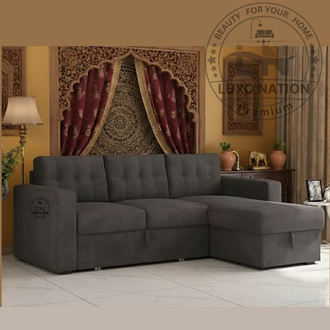 Modern Sofa Cum Bed with Storage | Convertible Sectional Sofa