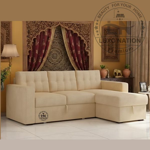 Modern Sofa Cum Bed with Storage | Convertible Sectional Sofa