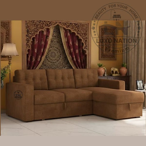 Modern Sofa Cum Bed with Storage | Convertible Sectional Sofa