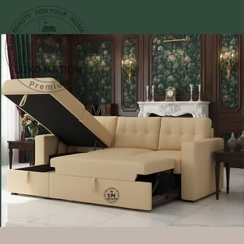 Modern Sofa Cum Bed with Storage | Convertible Sectional Sofa